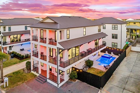 Arcadia Sands is the ultimate luxury beach retreat that SLEEPS 36! Just steps from PRIVATE beach access with OCEAN VIEWS. Enjoy a heated pool, hot tub, outdoor kitchen, game room, and private movie theater—ideal for large groups and family vacations.