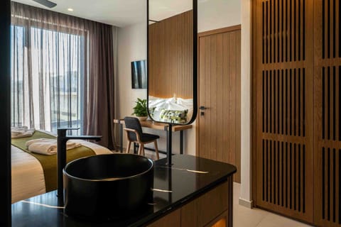 Superior Double or Twin Room, City View | In-room safe, desk, laptop workspace, blackout drapes