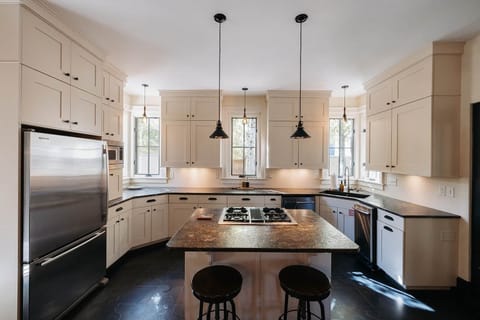 Well-equipped kitchen