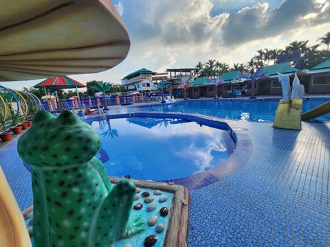 3 outdoor pools