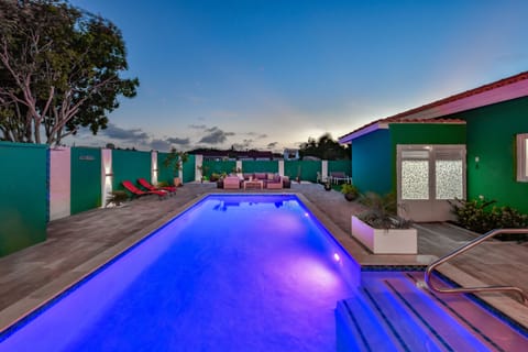 Enjoy your own private extra large salt water pool.