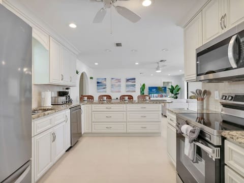 Kitchen with full size appliances