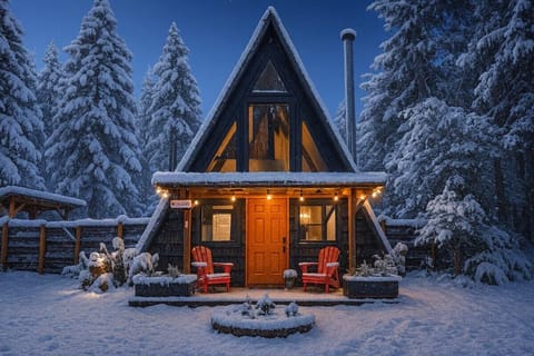 ❄️ Cozy A-Frame Cabin — Your Winter Escape Awaits