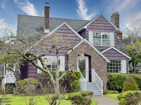 Welcome to The Purple House! Step into the past. Built in 1944 during WWII, the architecture here is designed to please and has an incredible story we can't wait to share.