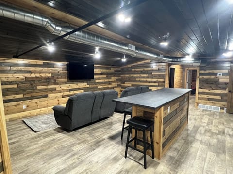 Open Living Room & Island