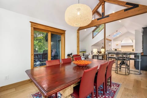 Dining table with seating for 6