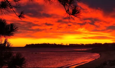 Hills Beach at sunset!
