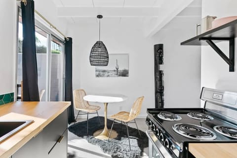 Some rooms feature private kitchenettes.