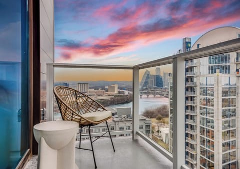 Breathtaking golden hour views right from your private balcony.