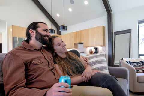 Kick back and enjoy the space together.