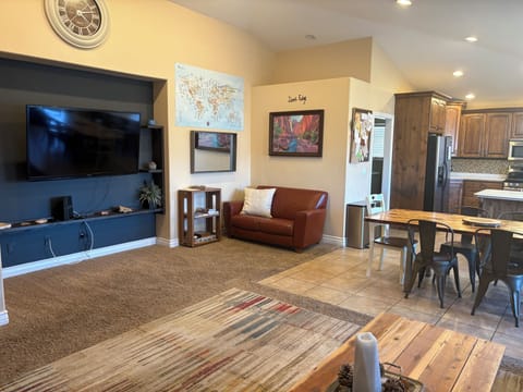 Large TV in family room