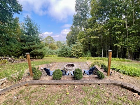 Firepit with Long Range Mountain Views
