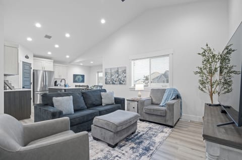 Living room chairs and sofa bed and home decor