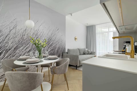 Living room with comfortable sofa, where the guests can relax.