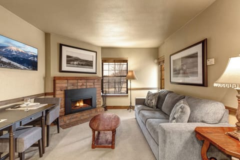 Cozy up in your mountain retreat where rustic charm meets modern comfort.