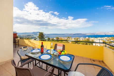 Terrace area with sea views