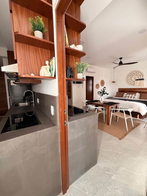 Two adjoining apartments; ideal for families or groups traveling together.