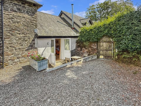 Outside space at the rear of the Linhay