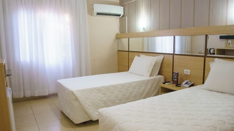 Drift off in a quiet, cool room with air-conditioning.