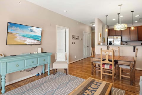 Cozy living space with Smart TV