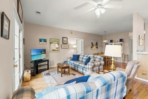 Sink into these comfy sofas and enjoy a family movie night.