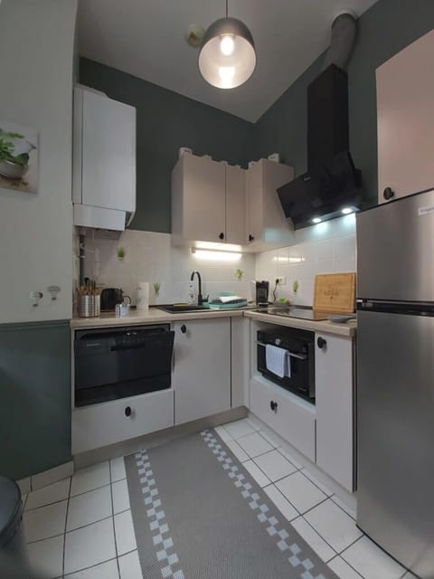 Comfort Apartment, City View | Private kitchen