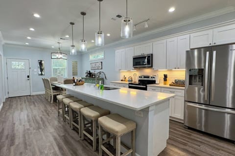Bright, modern kitchen with everything you need for effortless cooking and dining.