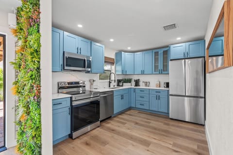 Modern design meets functionality in this beautiful kitchen space.