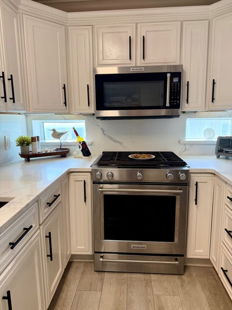 2nd floor, primary kitchen, gas range.