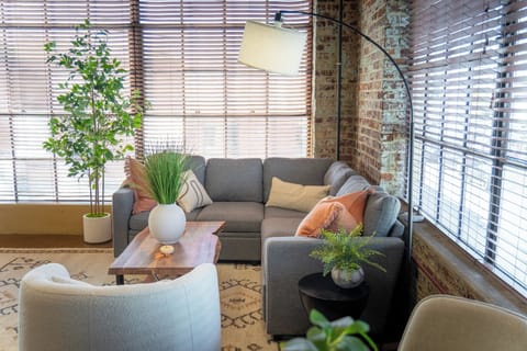 Modern industrial loft with 2025 furnishings