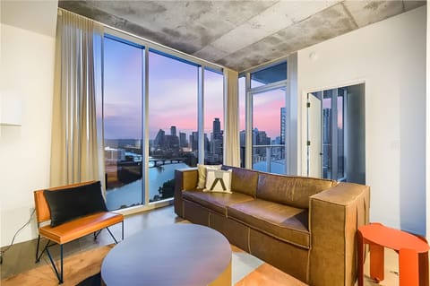 Sleeper sofa for additional sleeping arrangements. (The Emma Penthouse)