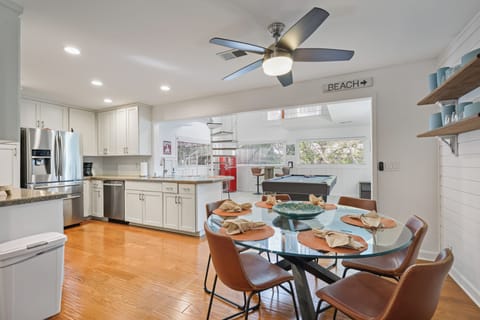 Full kitchen has eveything you need to cook a meal or just prep a charcuterie board and enjoy all the amenities. 