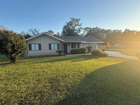Entire home on corner lot.