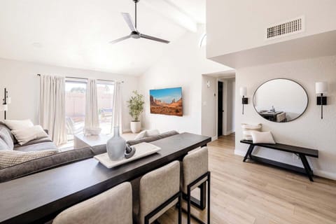 Enjoy a warm vibrant open concept common area! 
