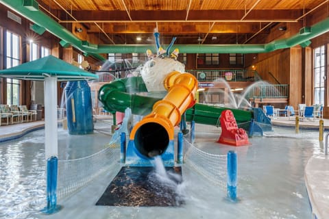 Indoor pool, seasonal outdoor pool, lifeguards on site