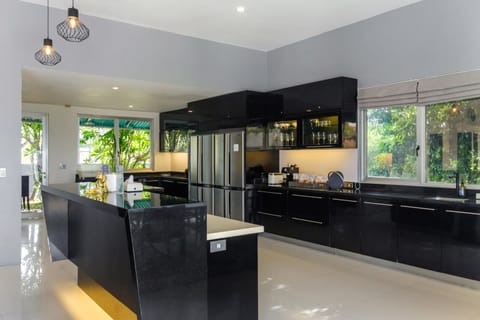 Exclusive Villa, Ocean View | Shared kitchen | Coffee/tea maker, toaster, rice cooker, cookware/dishes/utensils