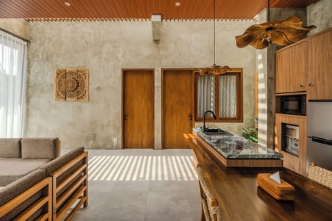 Two bedroom villa with private pool and jungle view | Living area