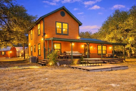 Artist's retreat is a peaceful home on 11 acres just minutes from Wimberley and Whitewater Amphitheater.