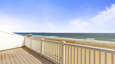 Top floor balcony outside of the master bedroom