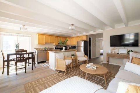 The townhouse features a modern open concept design