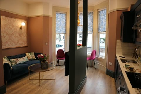 Open plan designer living area