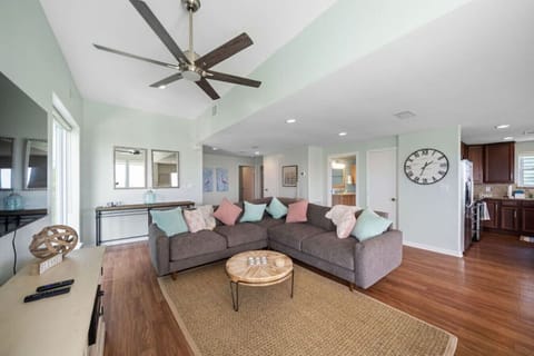 Curl up with a good book in the inviting living room