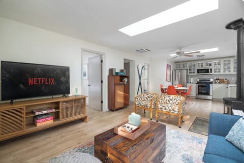 Watch your favorite shows, or relax and put a puzzle together or play games.