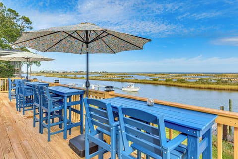 Dauphin Island Vacation Rental | 4BR | 2.5BA | 1,800 Sq Ft | Stairs to Access