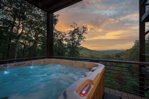 Jupiter On The Mountain - Views From Hot Tub on Lower Level Deck