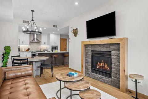 Seamless living, dining and cooking space