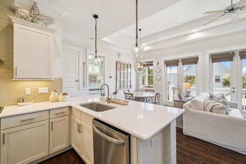 Stay in on the conversation even in the kitchen...