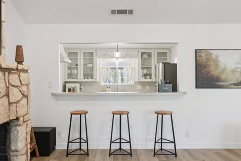 Bar stools for additional seating