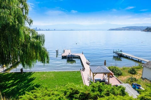 Golden hour magic!  Watch the sun set over the water from the dock pure tranquility awaits.