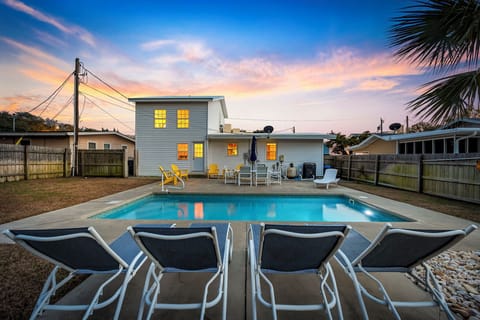 Private backyard pool